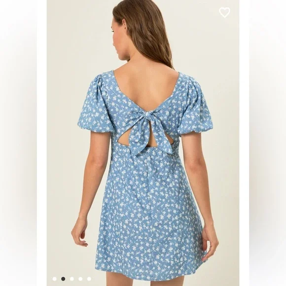 New with tags Altar’d state Laura puff sleeve dress - Picture 2 of 5